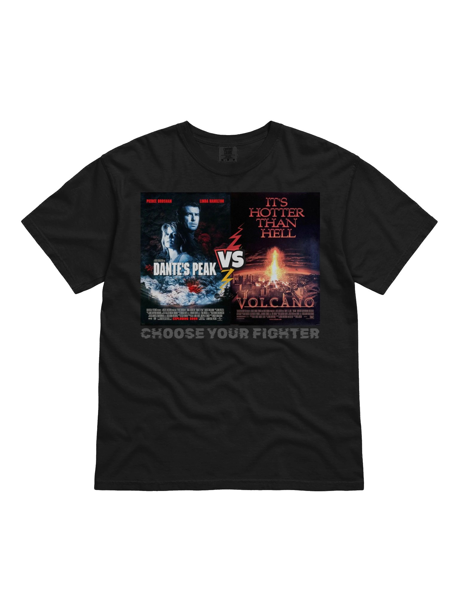 Dante's Peak vs. Volcano Choose Your Fighter T-Shirt product image (10)
