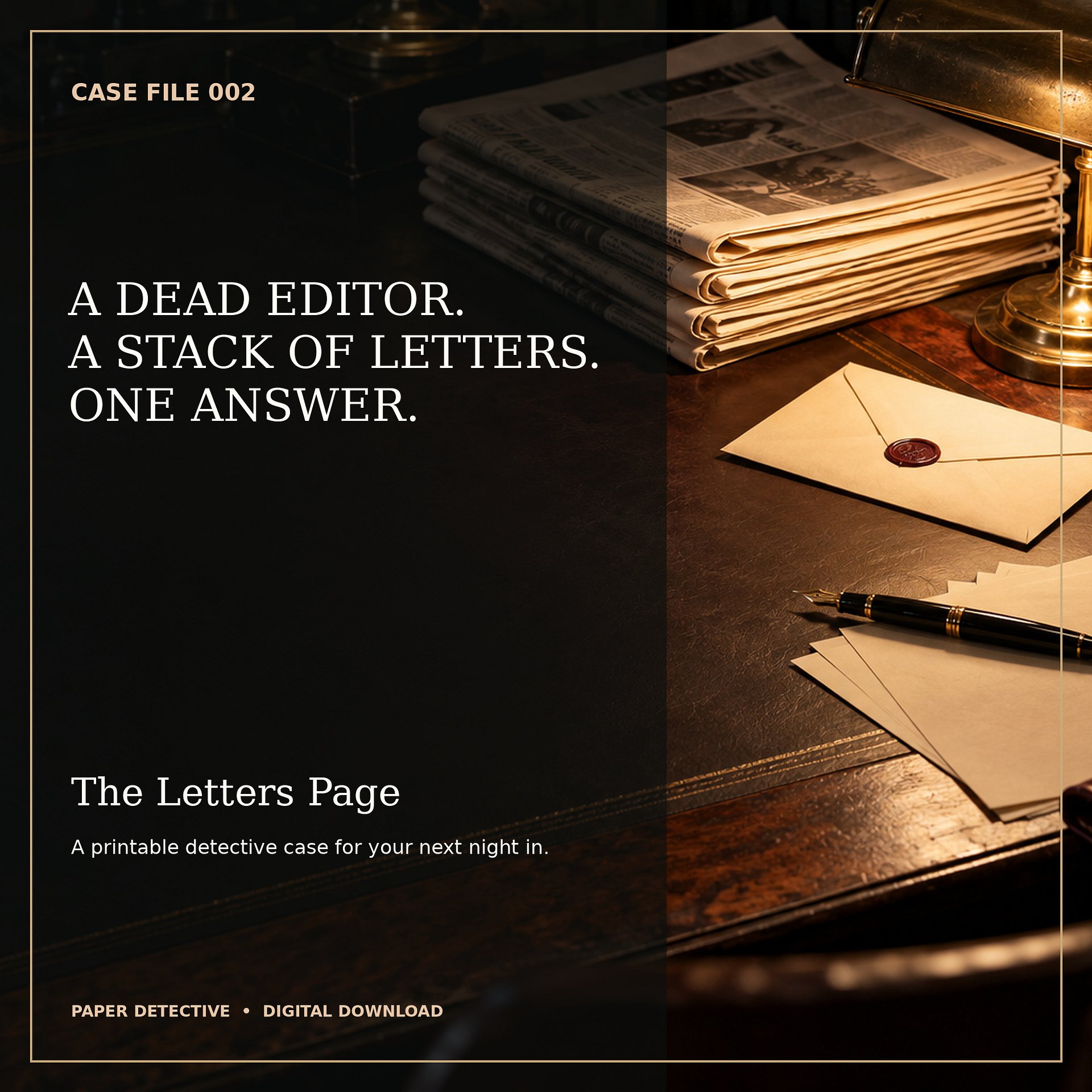 The Letters Page: Case File 002 product image (1)