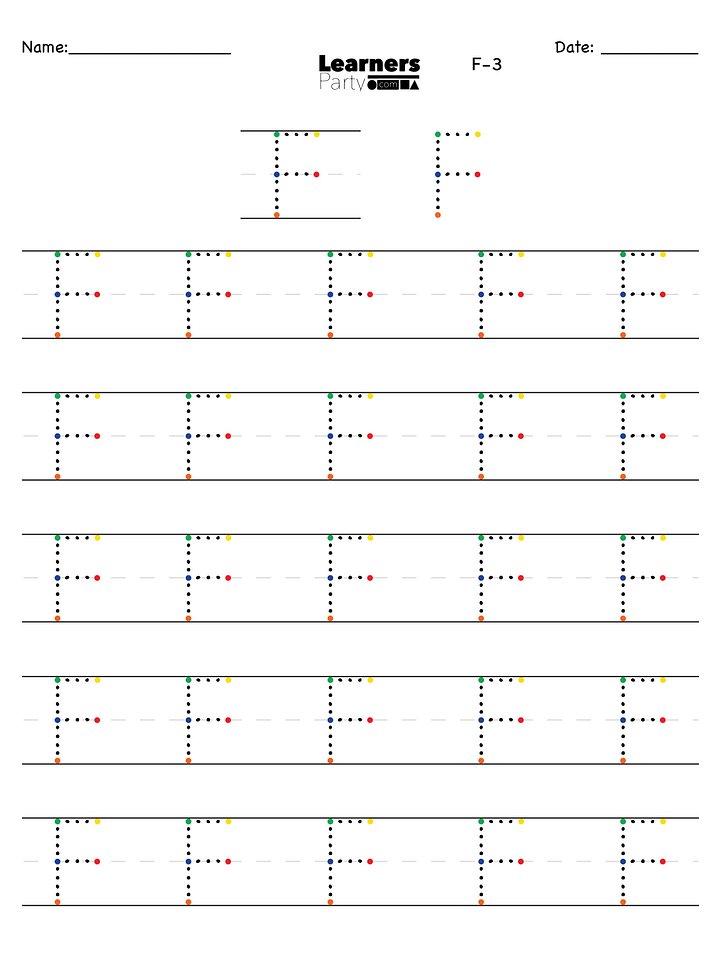 F/f - New Digital Product Progressive Letter Builder product image (2)