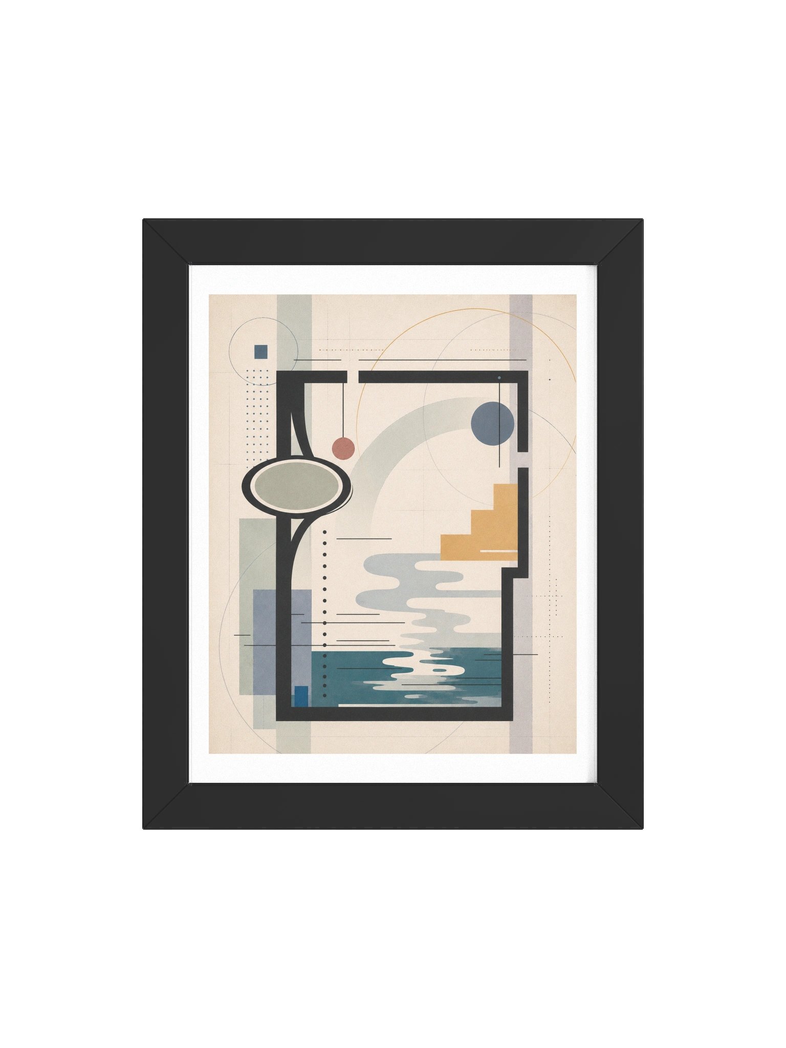 Peripheral Infrastructure / 01 -- Framed Matte Poster product image (4)