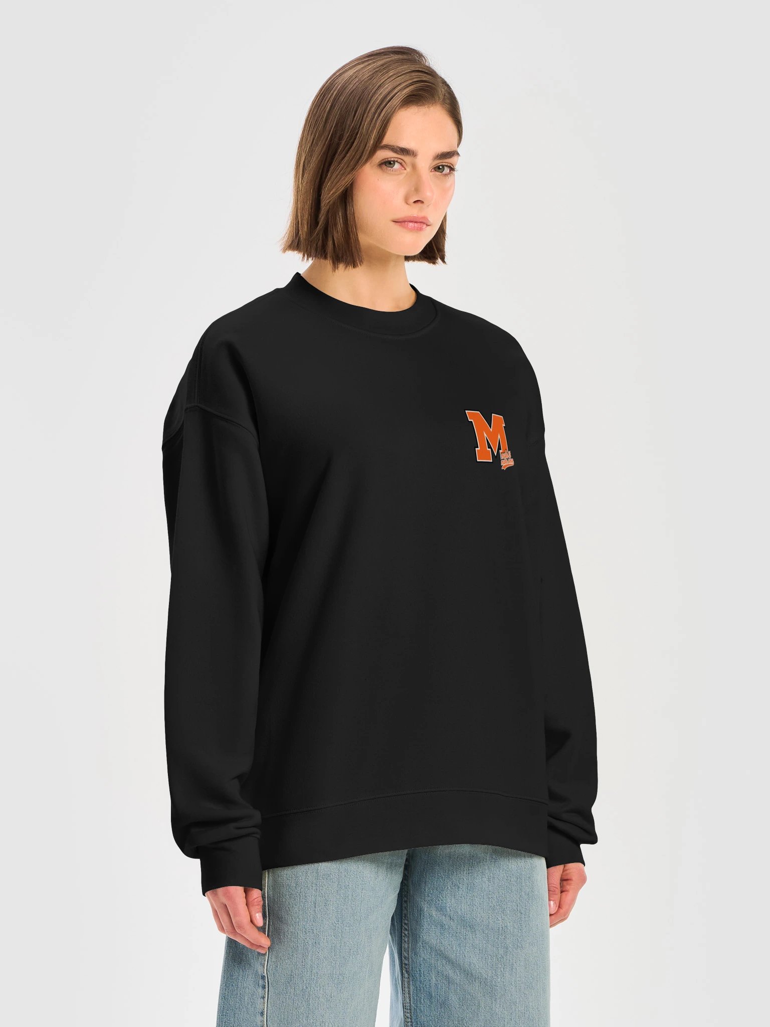 MIMS Orange Varsity Logo Crewneck product image (5)