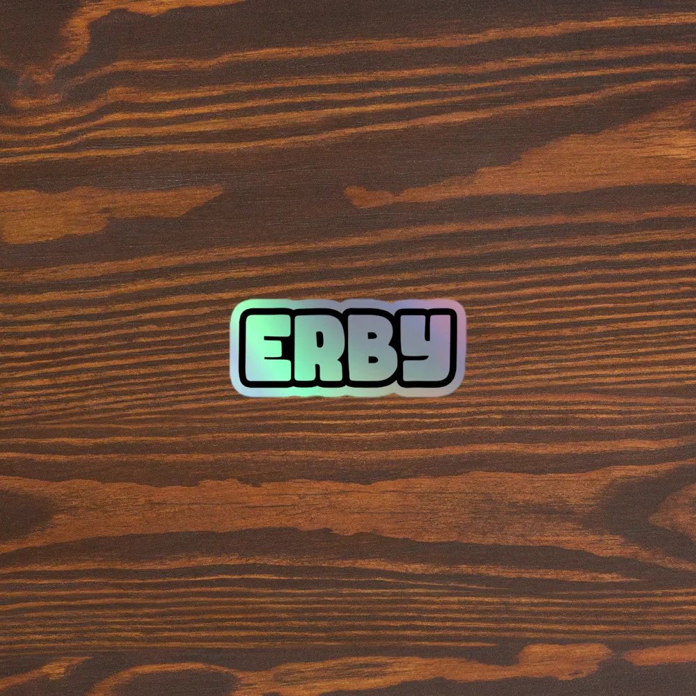 ERBY Holographic Sticker product image (4)