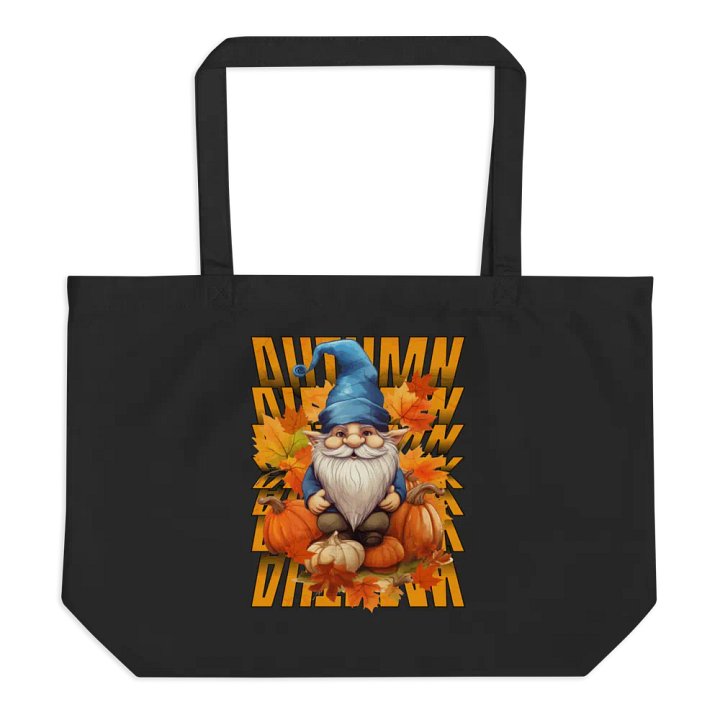 Autumn Gnome Organic Tote Bag product image (1)