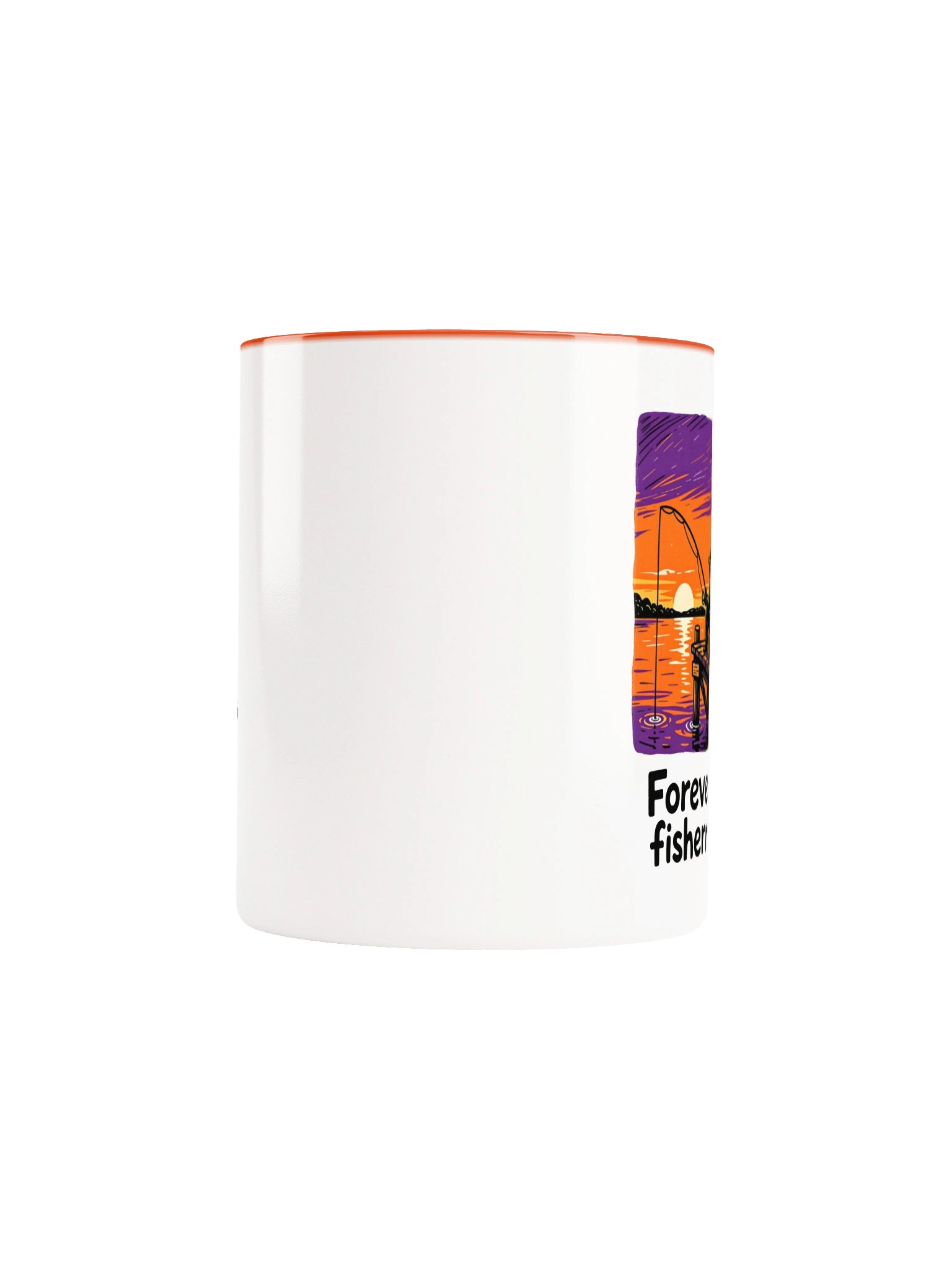 Ceramic Mug: "Forever a fisherman." product image (45)