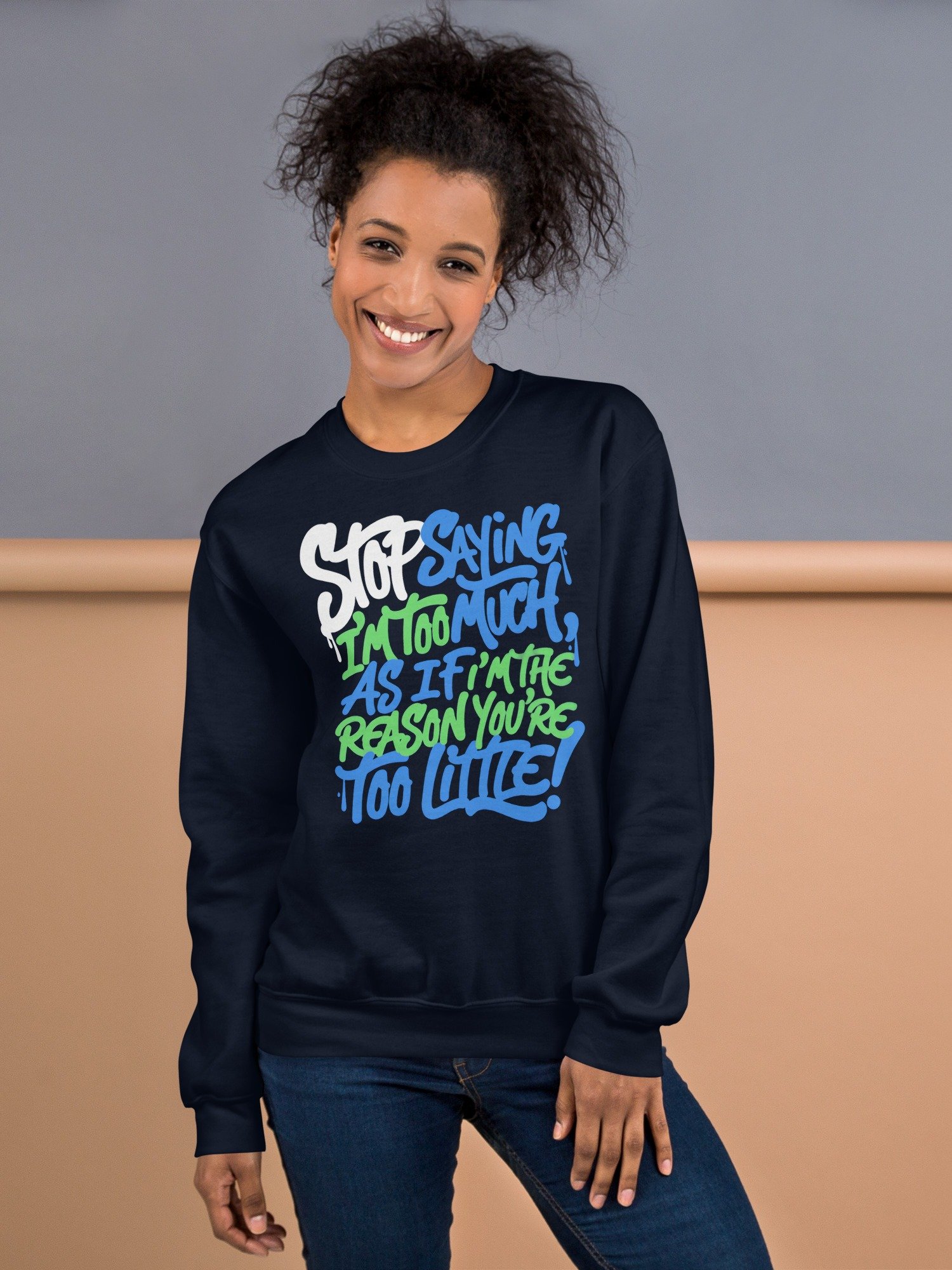 I'm Not Too Much Human Design Manifestor Sweatshirt product image (1)