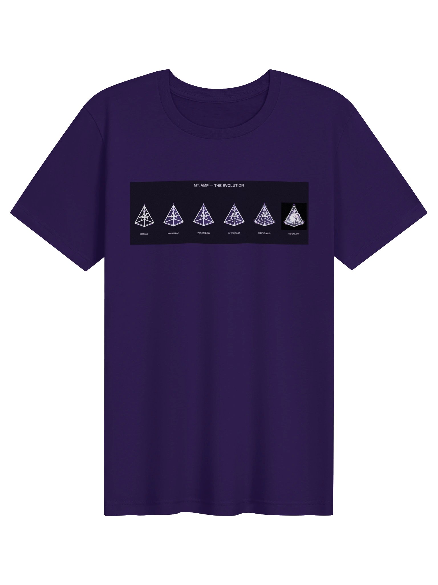 Mt. AMP — The Evolution Tee — Purple product image (1)