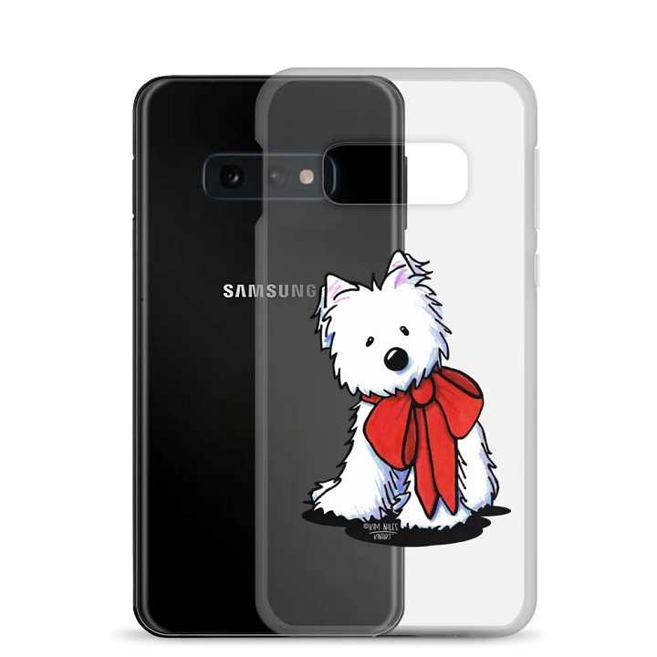 Westie Red Bow Clear Samsung® Case product image (8)