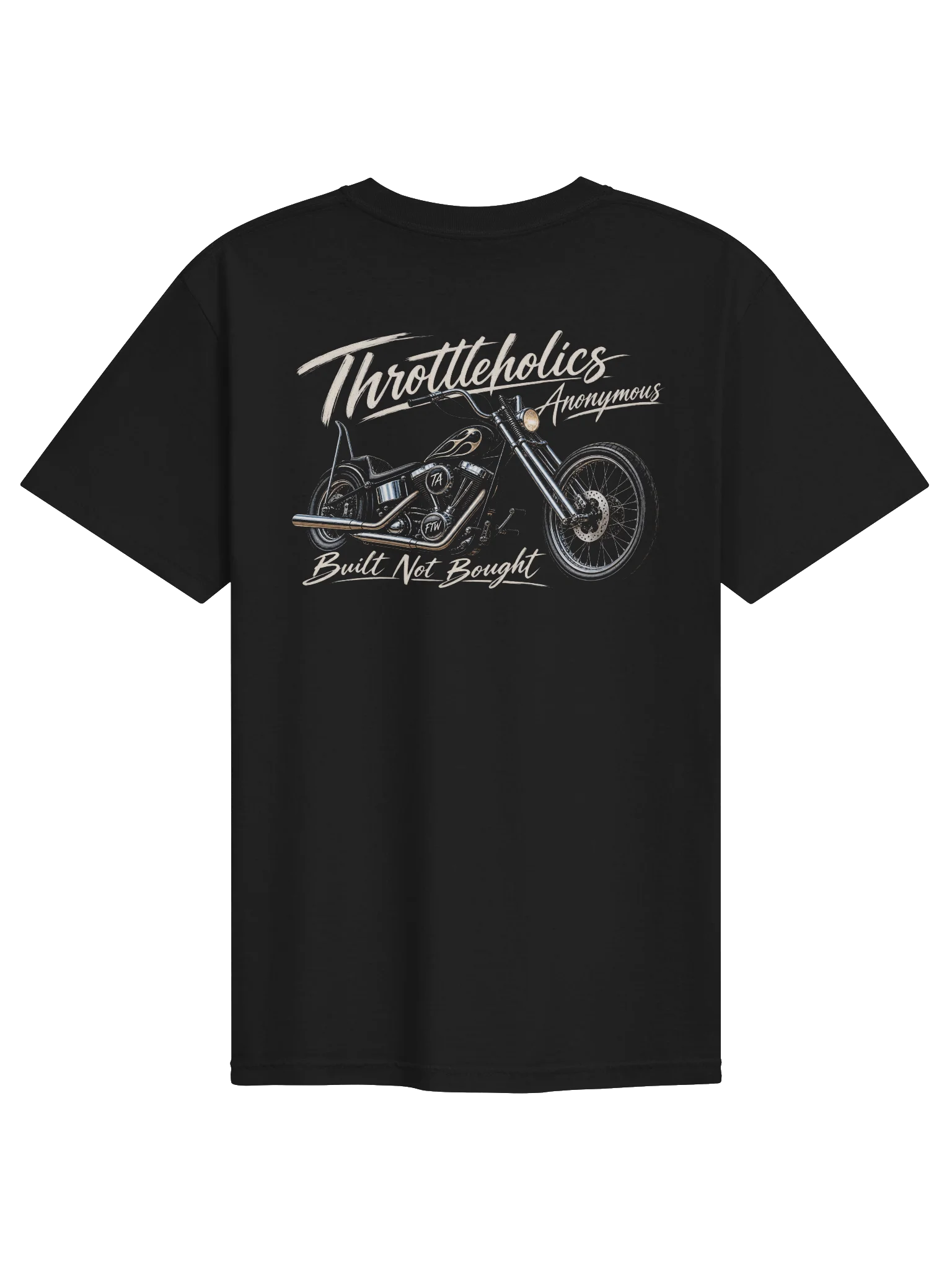Built Not Bought – Old School Chopper Tee product image (1)