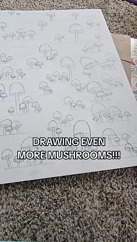 Day 151 of sharing my art. 🍄🍄🍄

#devantheartist #artistofinstagram #artist #cute #wip