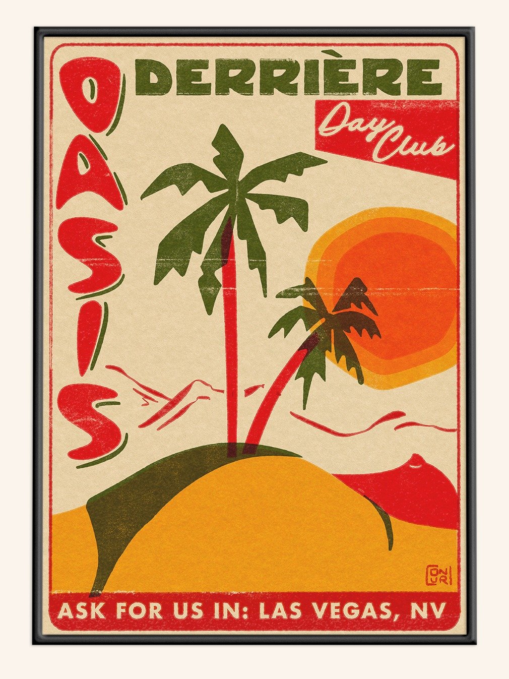 Oasis Derrier Print product image (1)