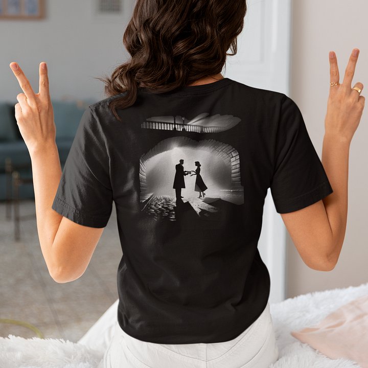Mystical Encounter: Vintage Romance Under the Bridge (Womens Tee) product image (2)