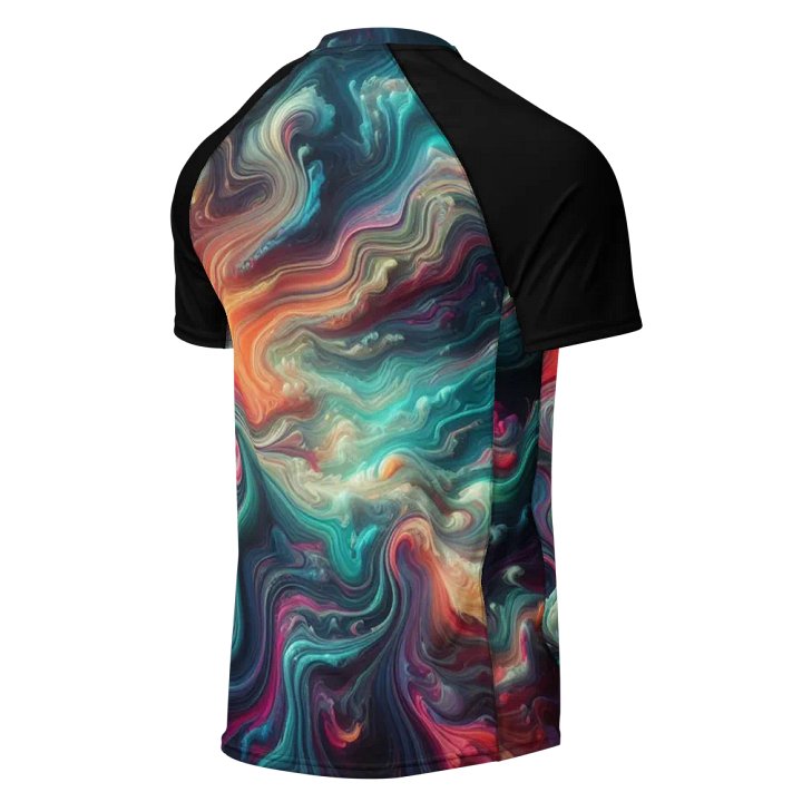 Ethereal Flow Men's Rash Guard | Ai Design product image (2)