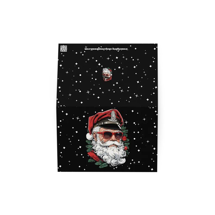 Camp Christmas Gay Leather Collection Santa Leather Daddy Christmas Pride Christmas Card product image (2)