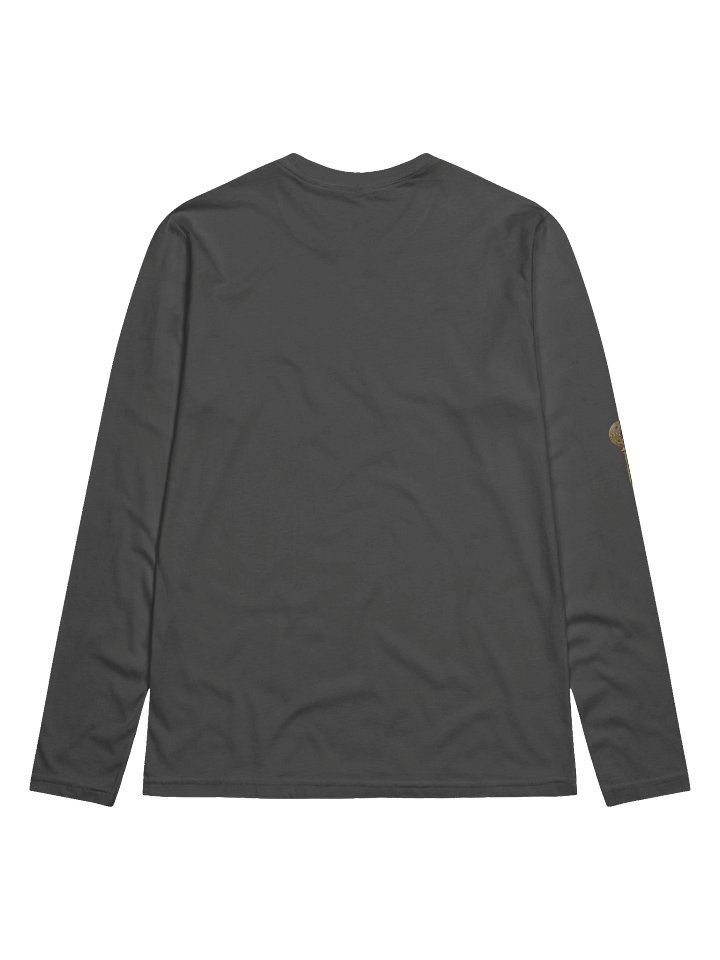 The Gatekeeper’s Key – Heavy Metal Sigil Line Edition (Front + Right Sleeve Print) | Premium Fitted Long Sleeve product image (2)
