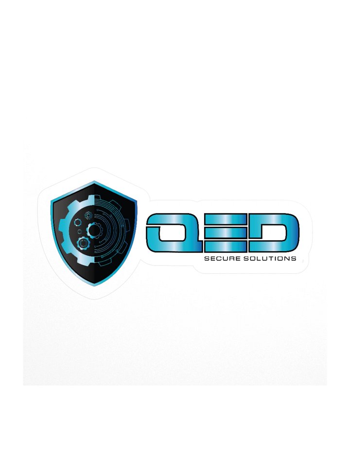 QED Secure Solutions Sticker product image (1)