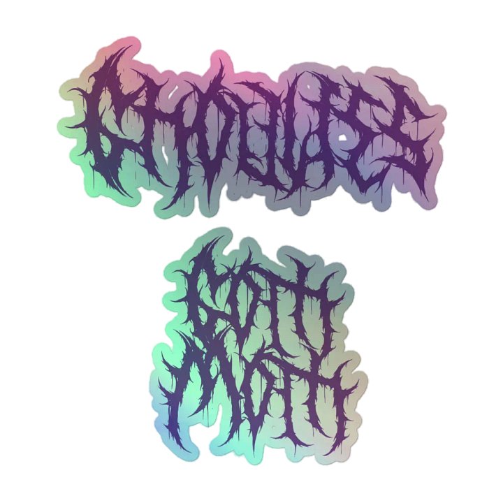 Gothic Holo Stickers product image (1)
