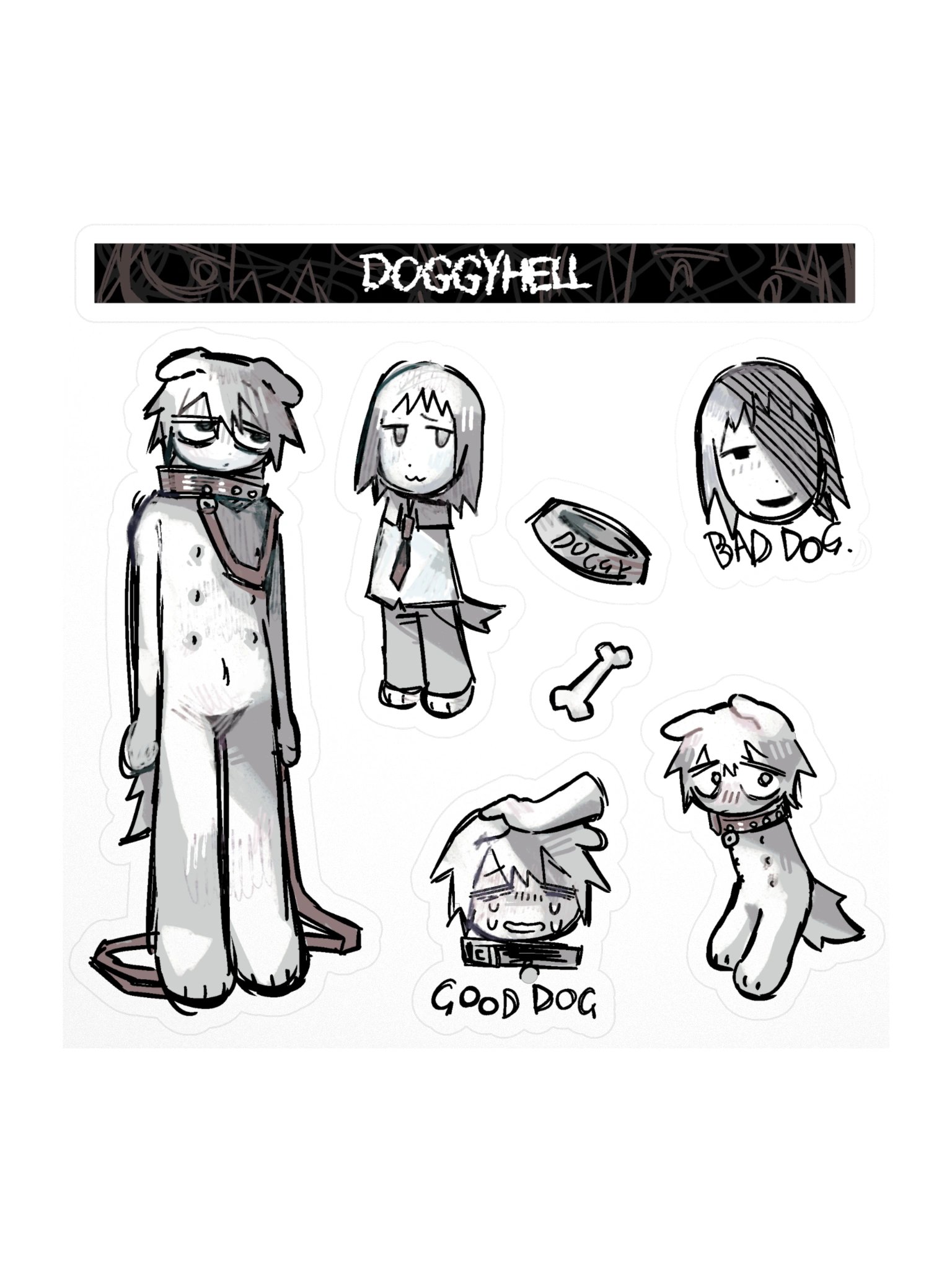 Doggyhell Sticker sheet product image (1)