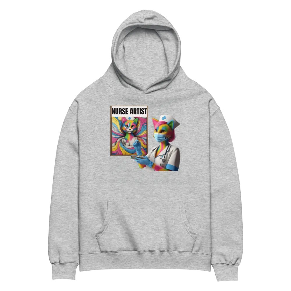 Whimsical Nurse Artist Oversized Hoodie product image (22)