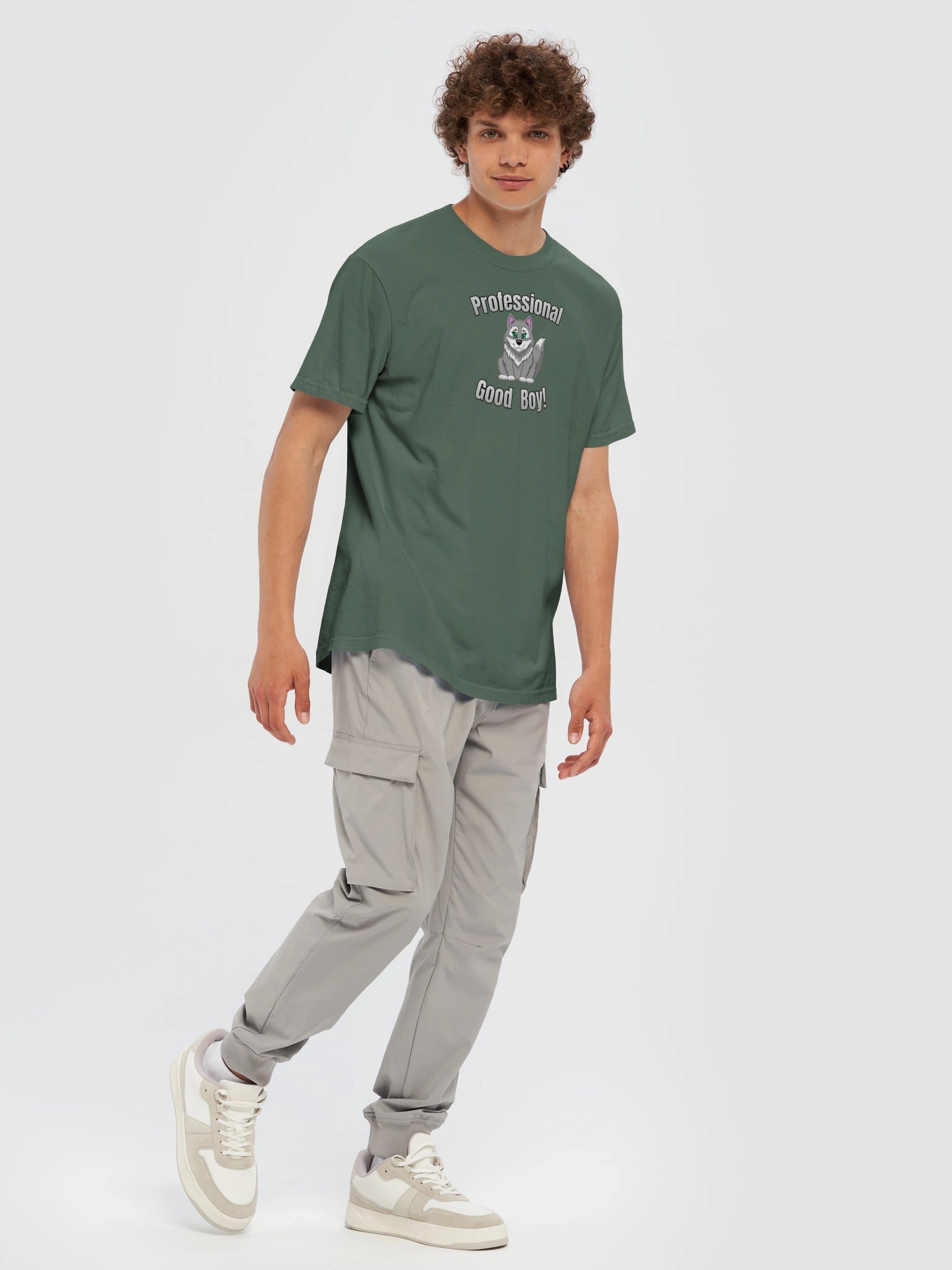 "Professional Good Boy!" Baby Wolf - Comfort Color tee product image (59)