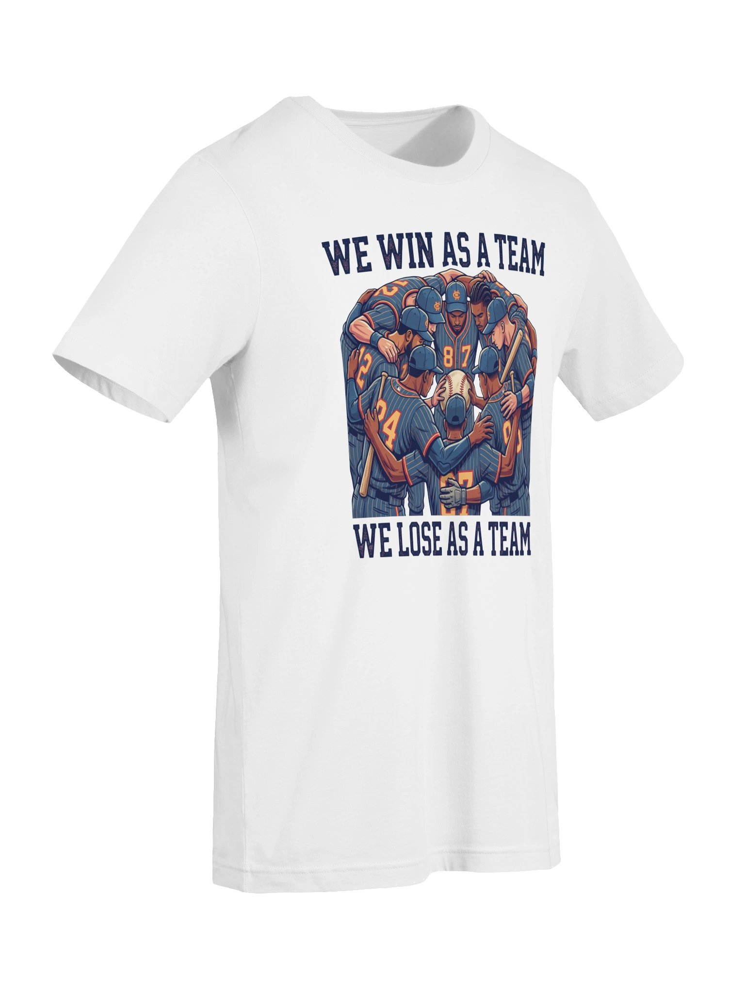 We win as a team. We lose as a team. Baseball Statement Tee product image (7)