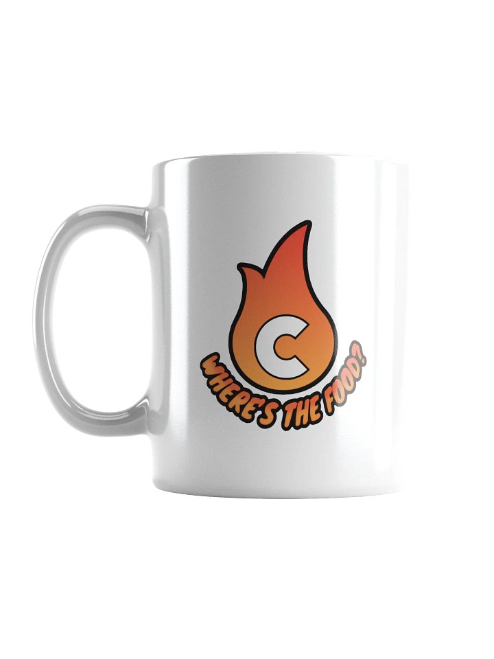 Where's The Food White Glossy Mug product image (2)