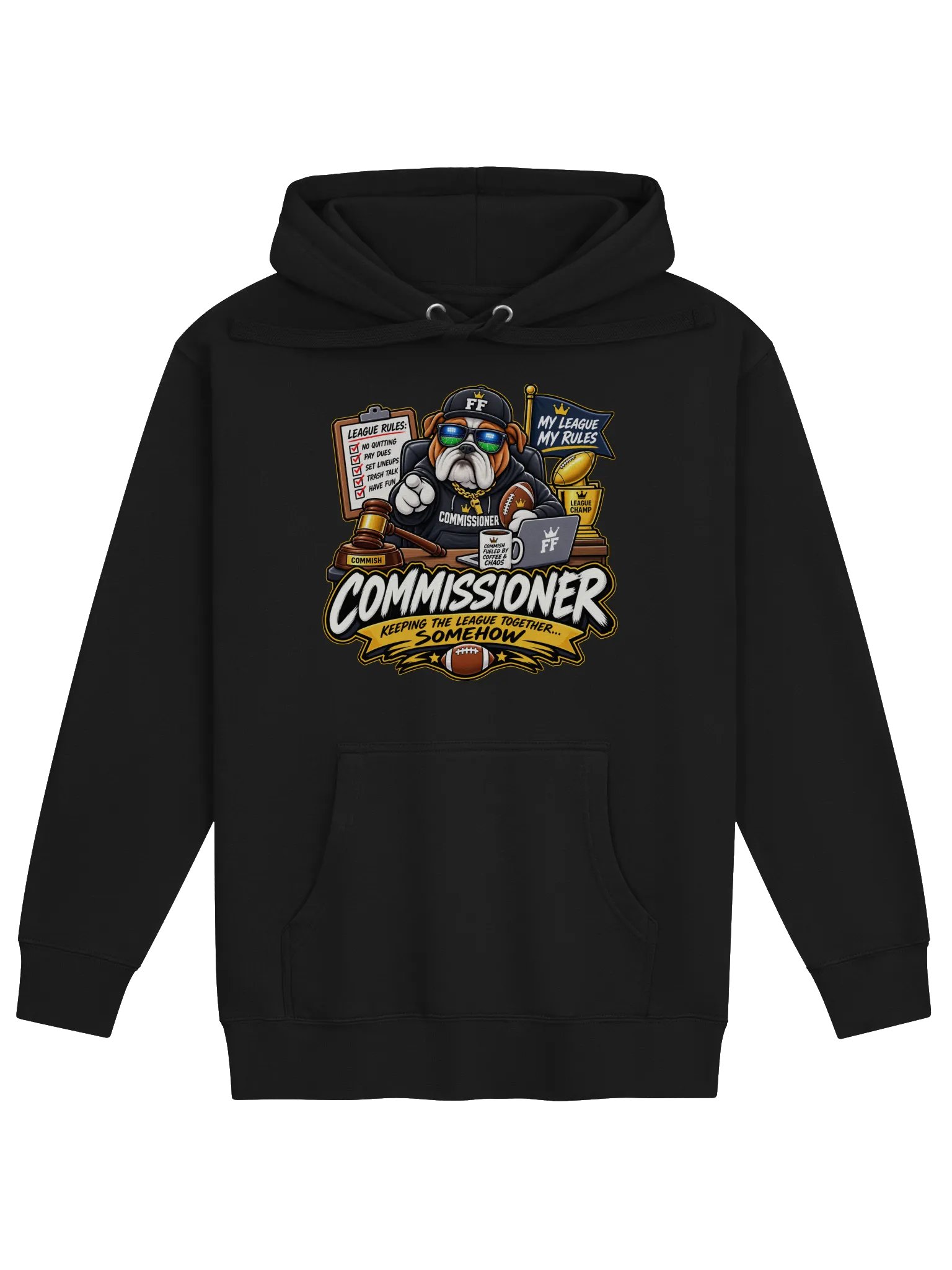 Commissioner Bulldog Hoodie product image (1)
