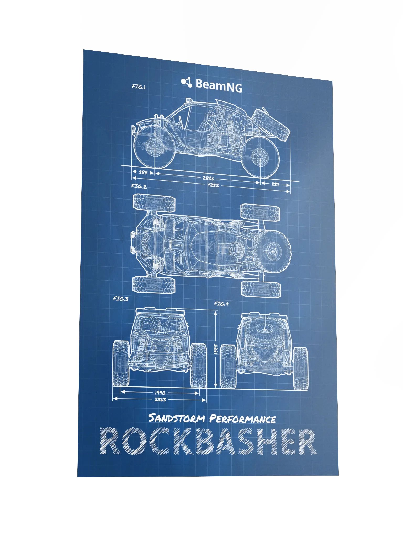 SP Rockbasher Blueprint Poster product image (4)