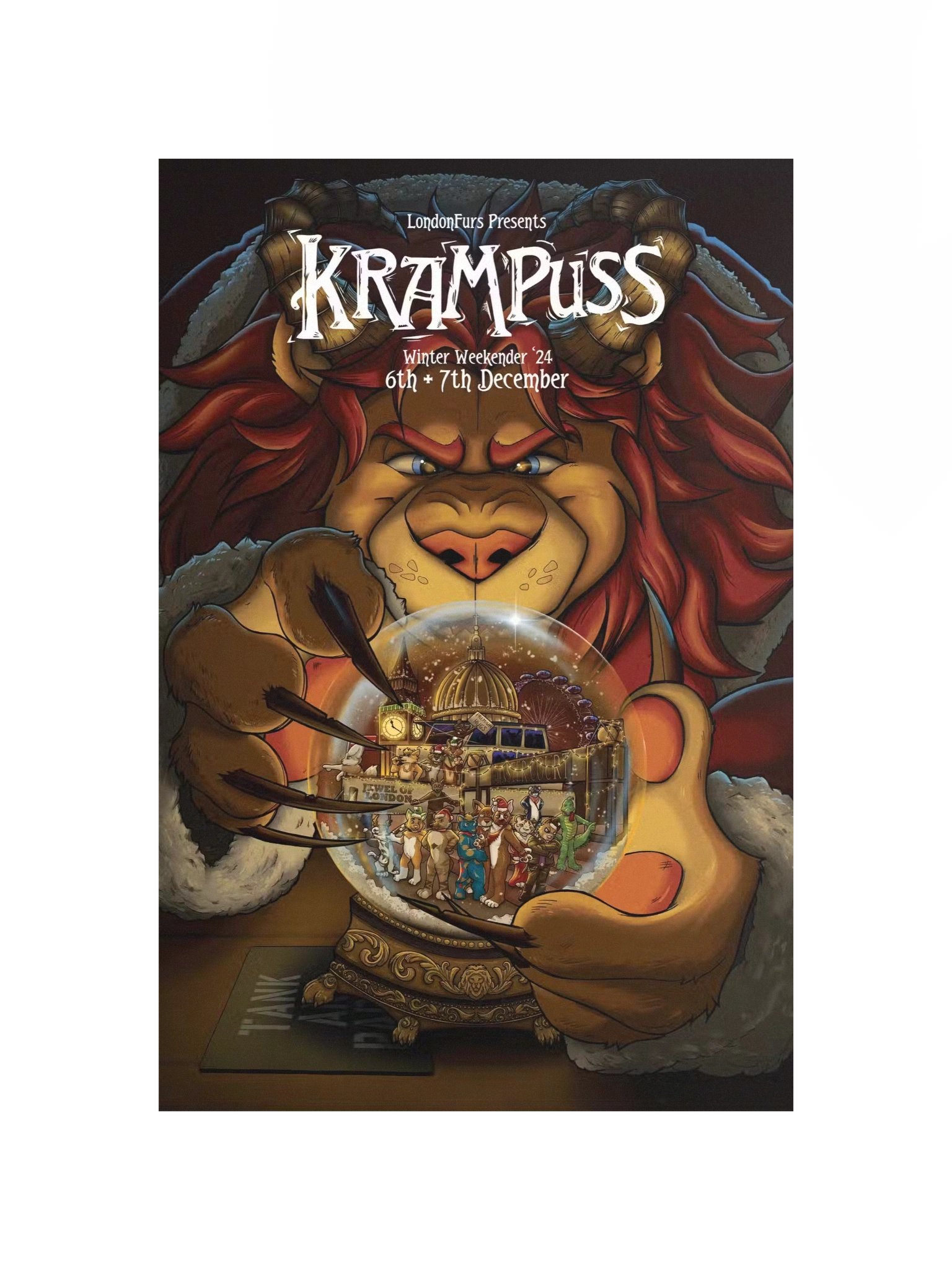 LondonFurs Winter Weekender '24 - Krampuss Tav - Poster product image (4)