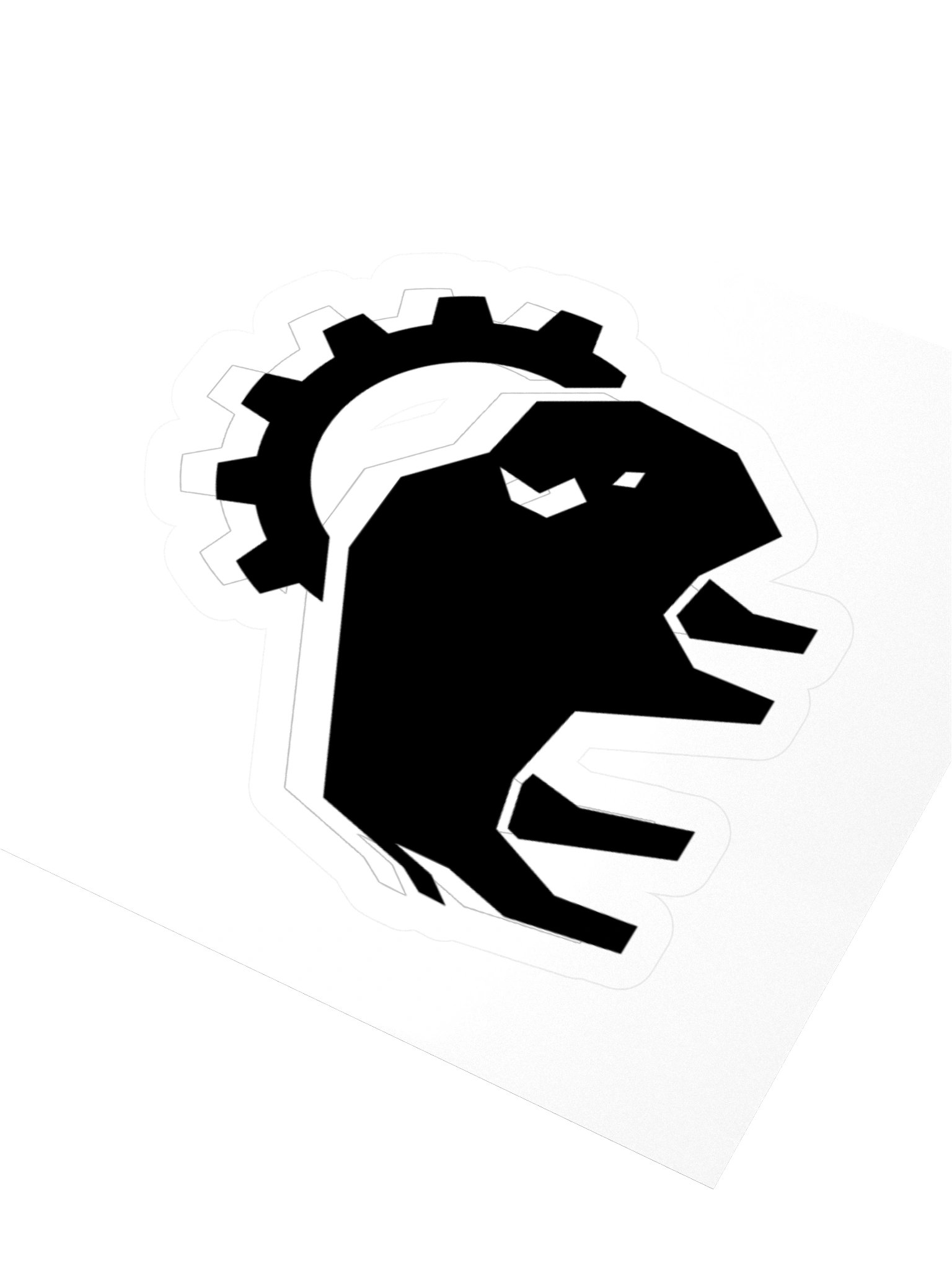 Sprocket Rise Sticker - Black product image (3)