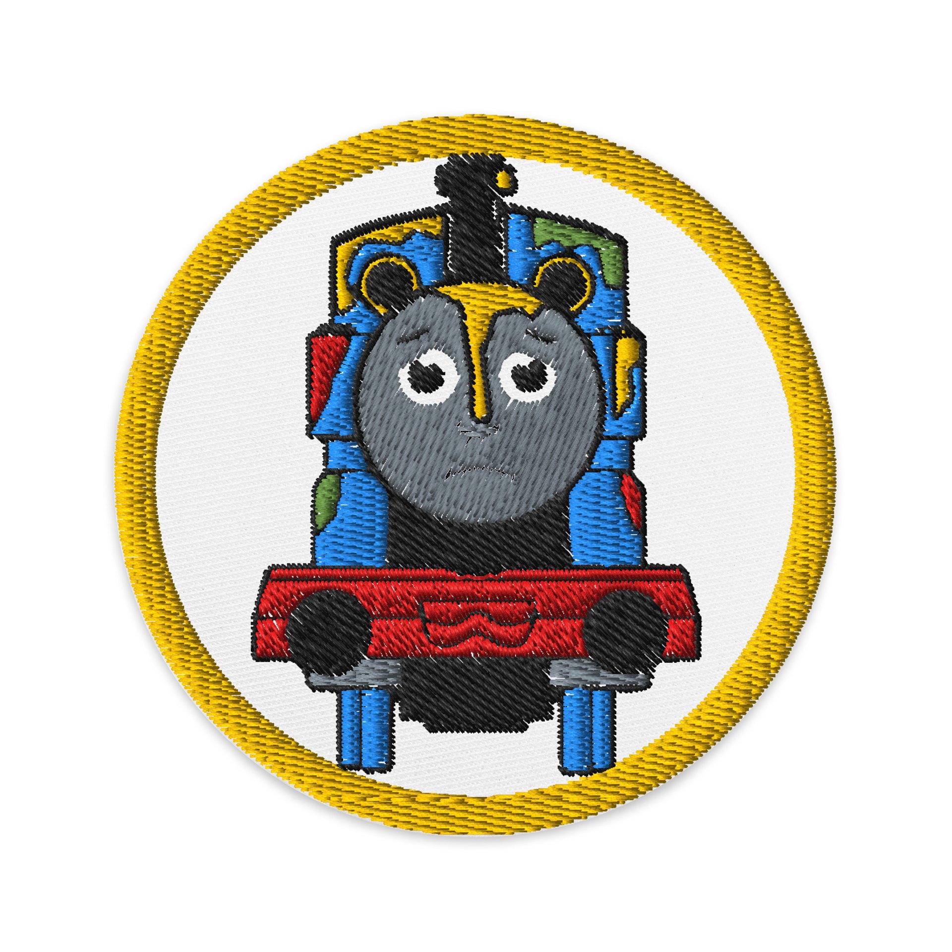 Paint Splatter Thomas Embroidered Patch (Front) product image (1)