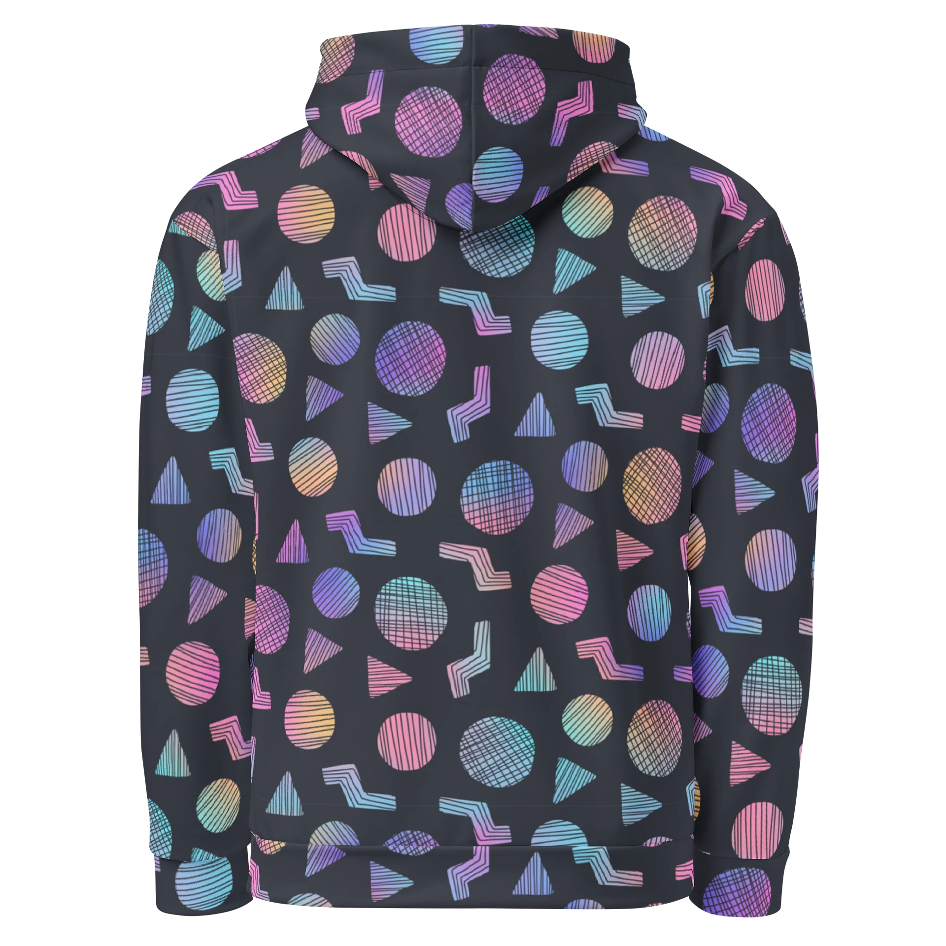 Comfortable Hoodie with Vibrant Geometric Dreams product image (2)
