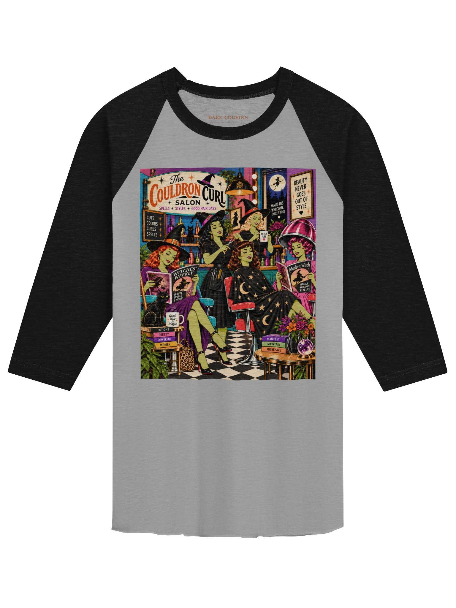 The Cauldron Curl Salon Raglan product image (1)