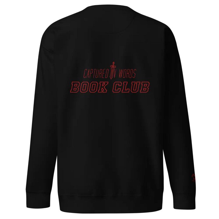 Cotton Premium Sweatshirt - Embroidered CiW logo RED product image (2)