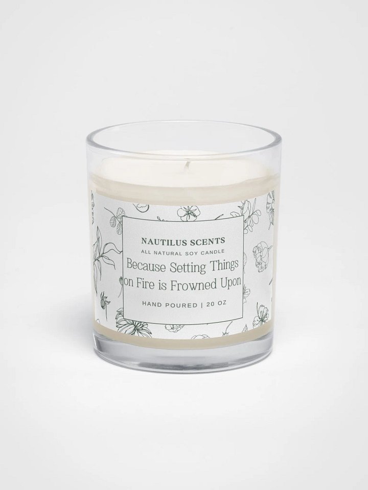 Frowned Upon Soy Candle product image (1)