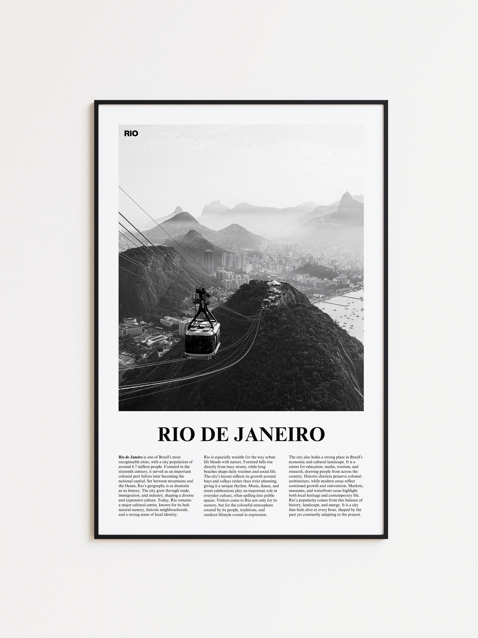 Rio de Janeiro 03 Newspaper Poster product image (1)
