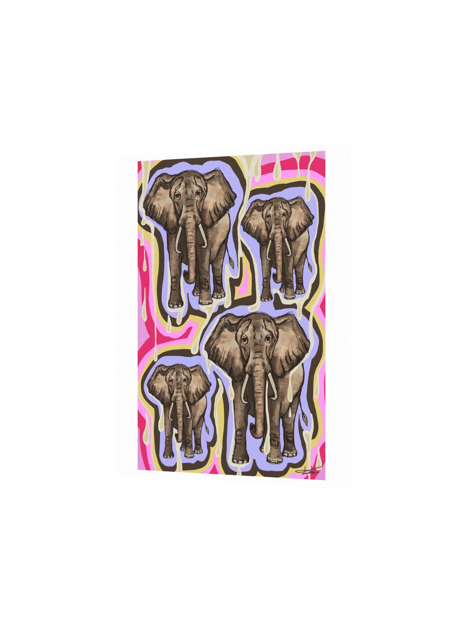 "Elephant" Mini Poster | Lucky Charms Collection product image (2)