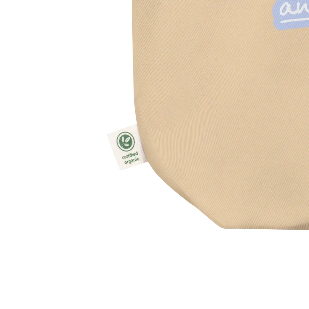 Bubbly and a B*tch (lined design, #BDCAEF) tote bag product image (5)