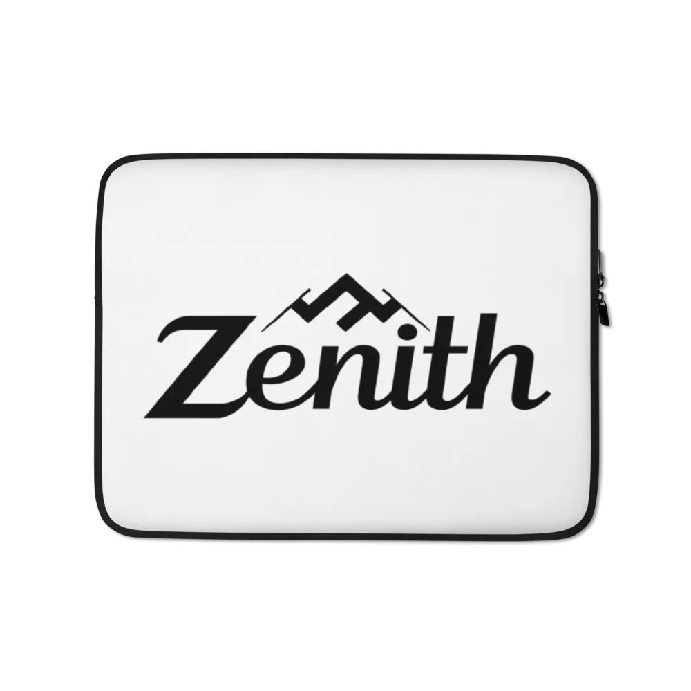 Zenith Laptop Sleeve - White Neoprene with Exclusive Mountain Design, 13"/15" product image (3)