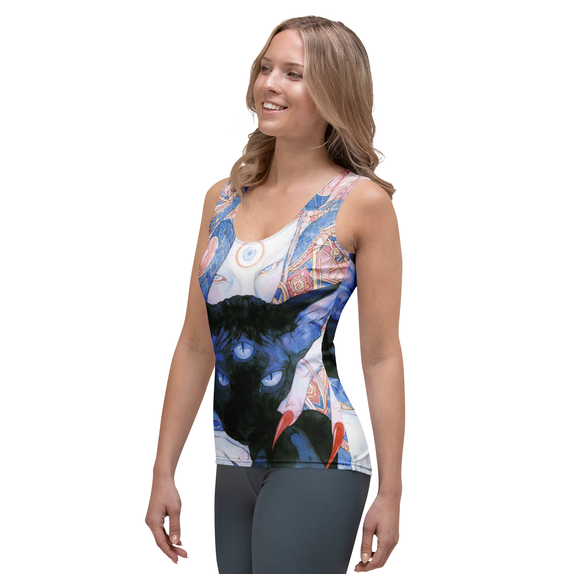 MAGIC CAT - LONG TANK TOP (W) product image (7)