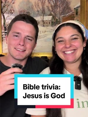 Bible trivia: Jesus is God #fyp #christiantok #christiantiktok #bible #jesus 
