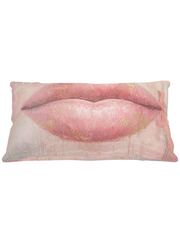 Pink Lips No.2 — Decor Pillow by AdrenRush product image (1)