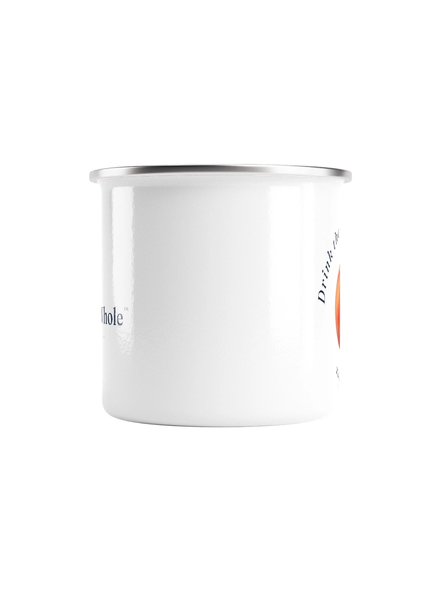 Drink the Whole Thing Enamel Mug product image (2)