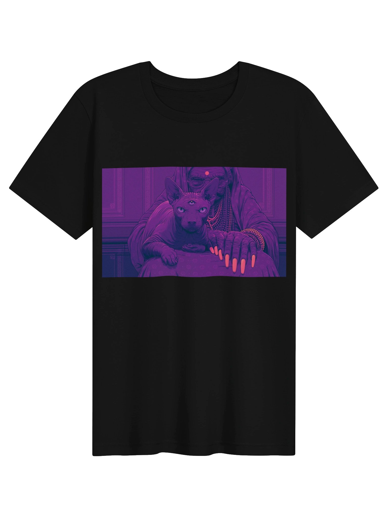 MAGIC OUIJA CAT - UNISEX SOFT TEE product image (4)