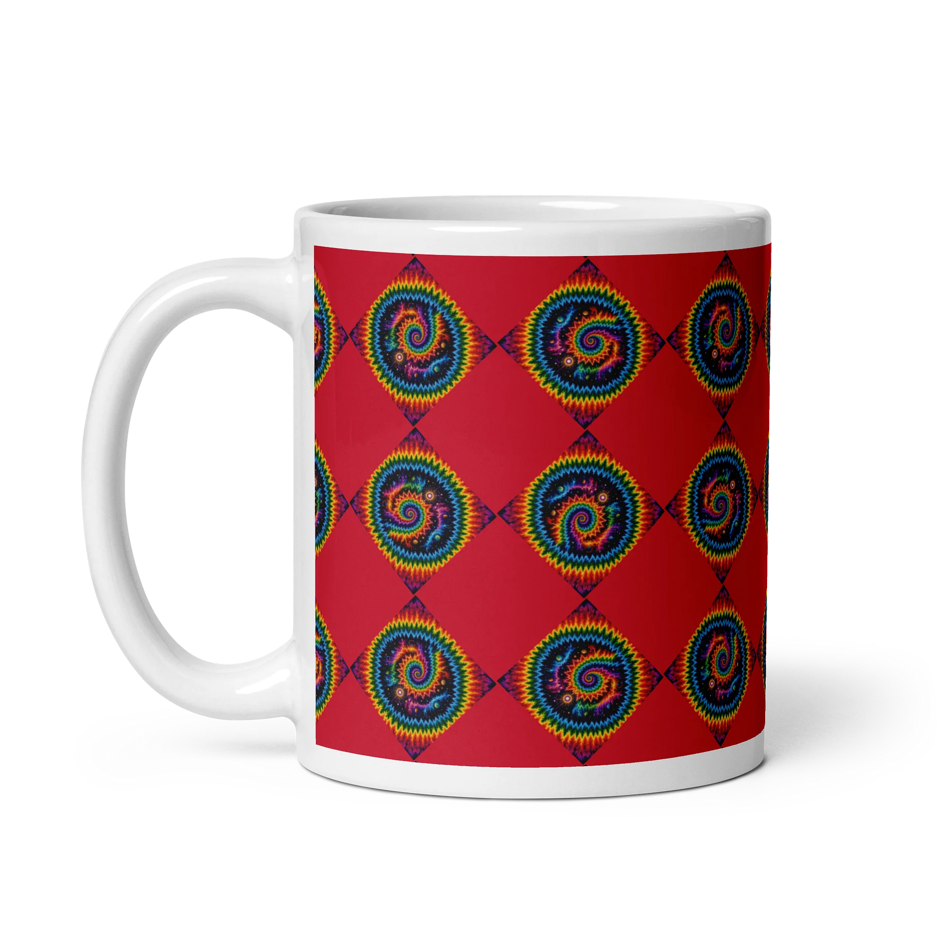 Rainbow Spiral Tile Mug product image (4)