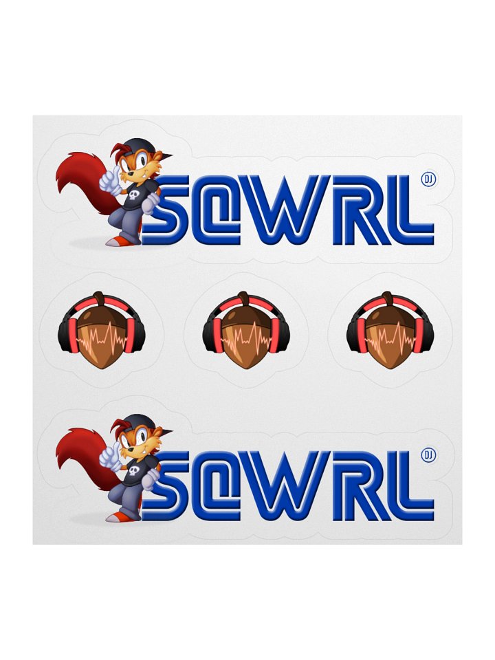 Retro SQWRL Sticker Sheet product image (3)