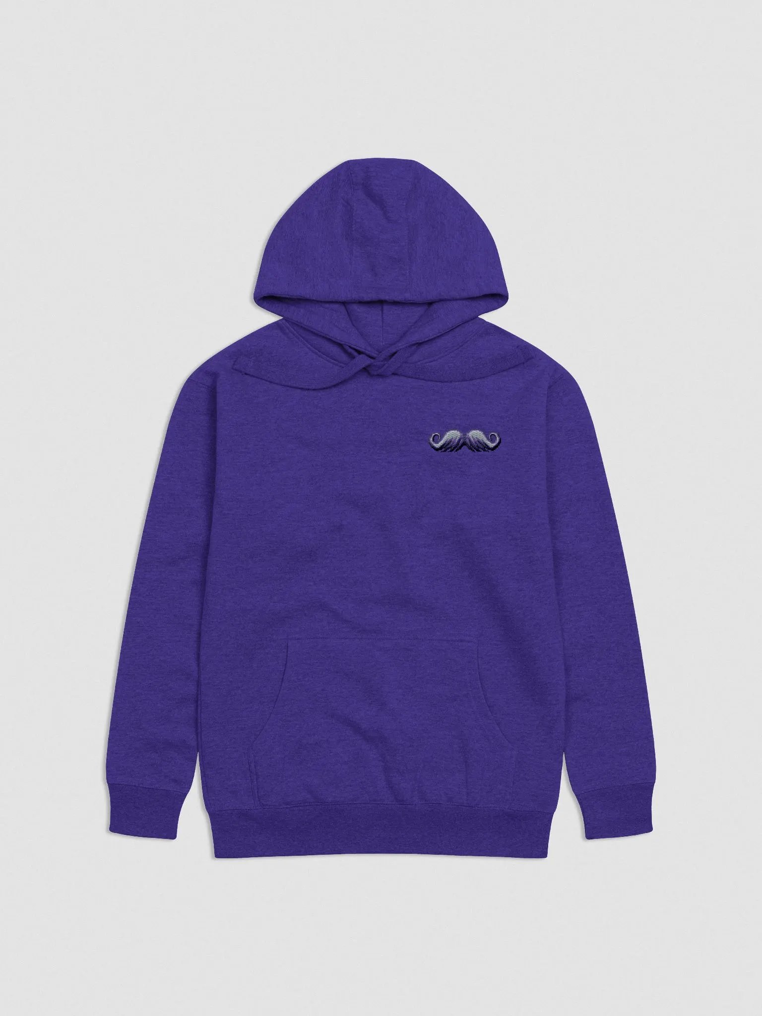 Embroidered Mustache Badge Hoodie product image (33)