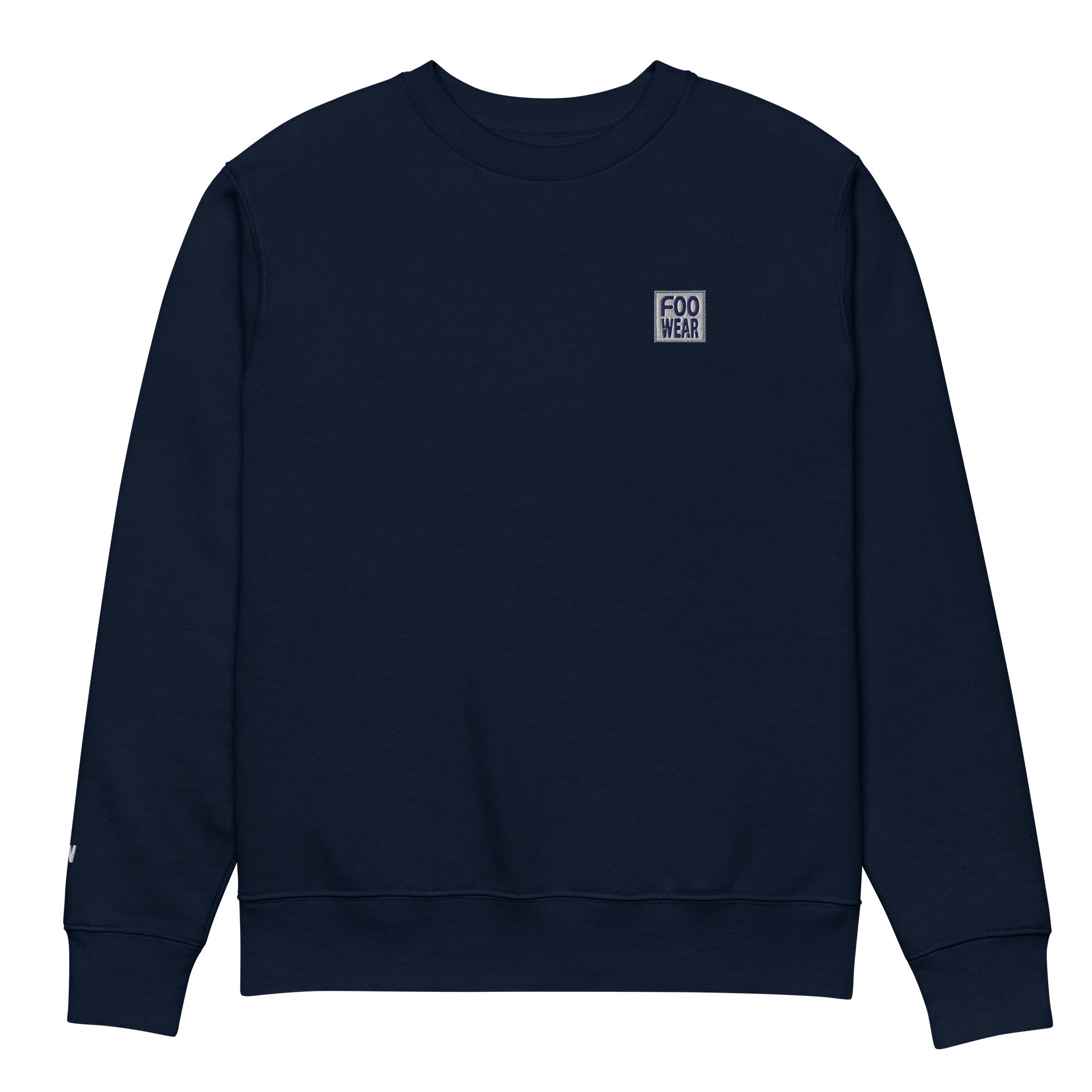 Embroidered Logo Sweatshirt in French Navy with Backprint product image (6)