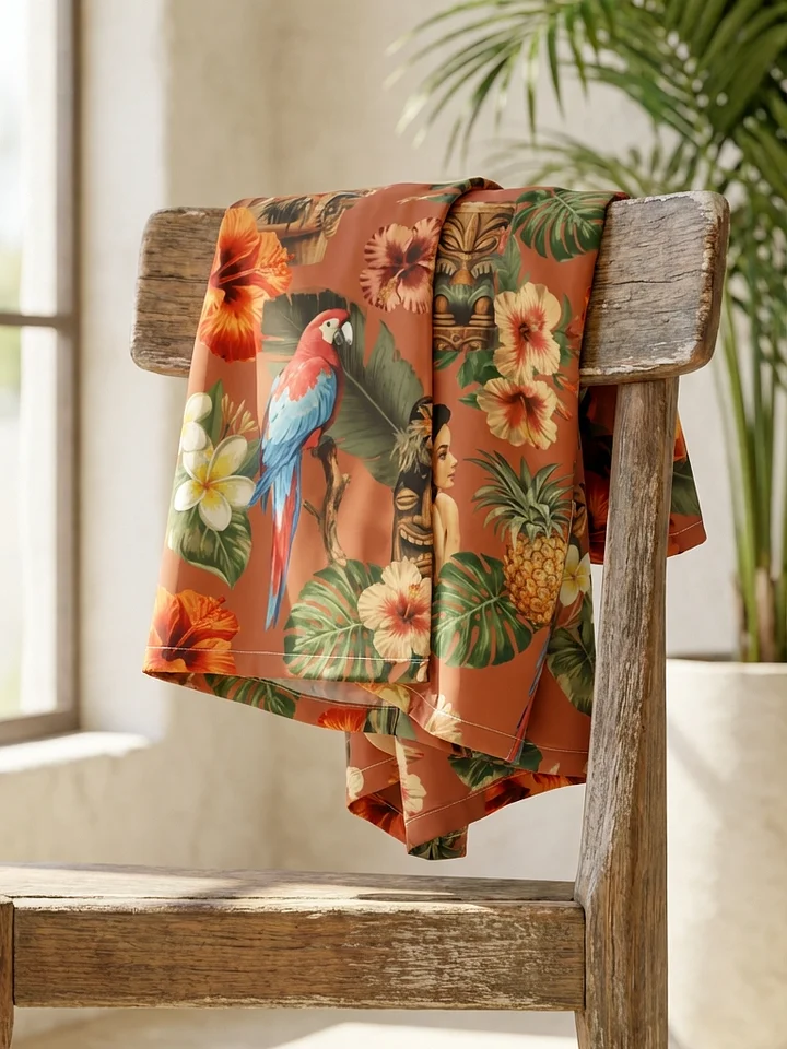 Vintage Tiki Hawaiian Shirt product image (2)