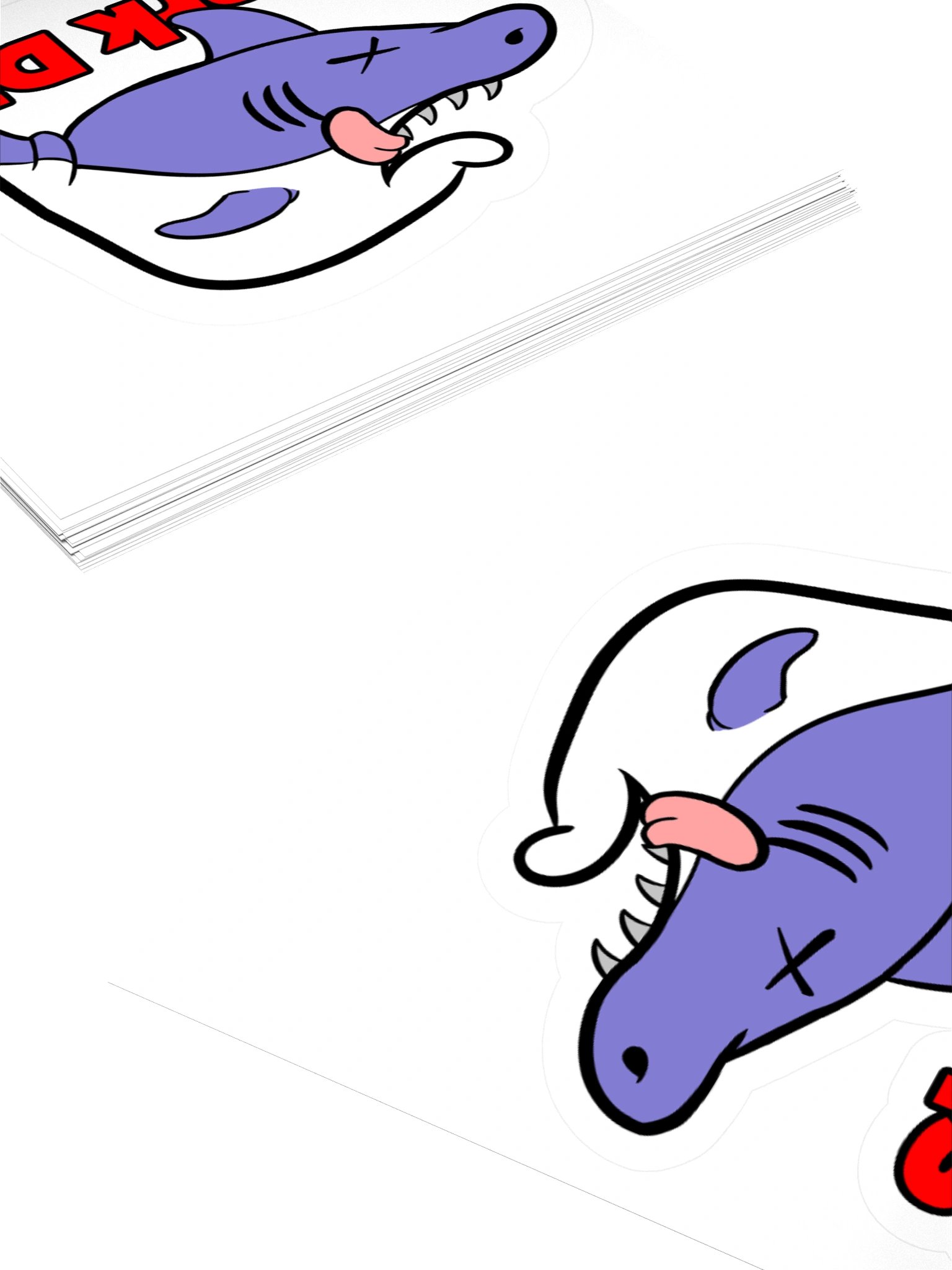 Shark Died Sticker product image (4)