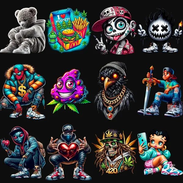 900+ Streetwear Designs Mega Bundle product image (4)